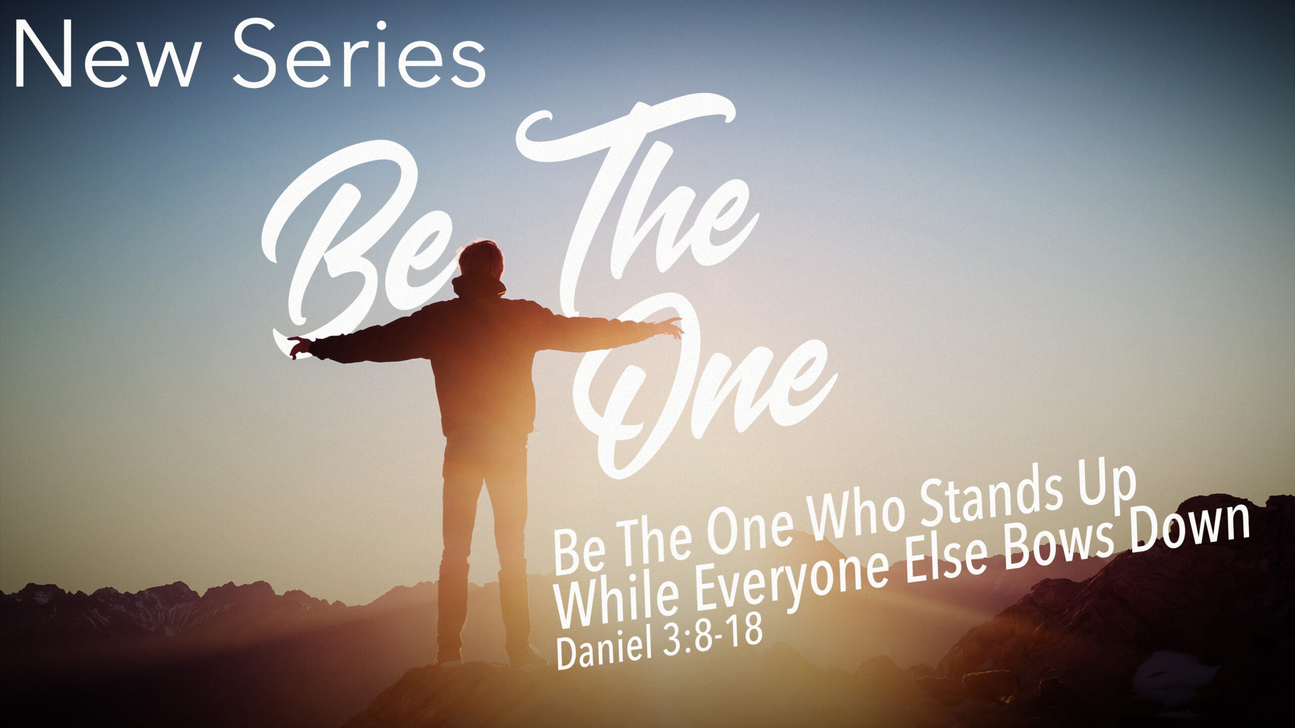 Be The One Part 1 “Be The One Who Stands Up While Everyone Else Bows Down” (Traditional)