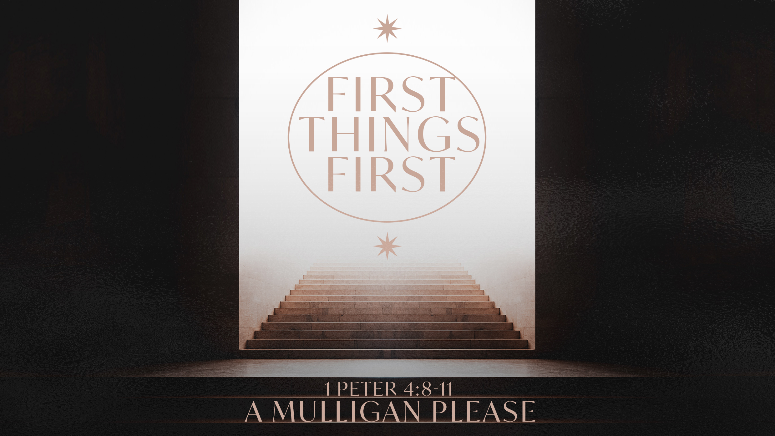 First Things First PART 3 “A MULLIGAN PLEASE” (THRIVE Service)