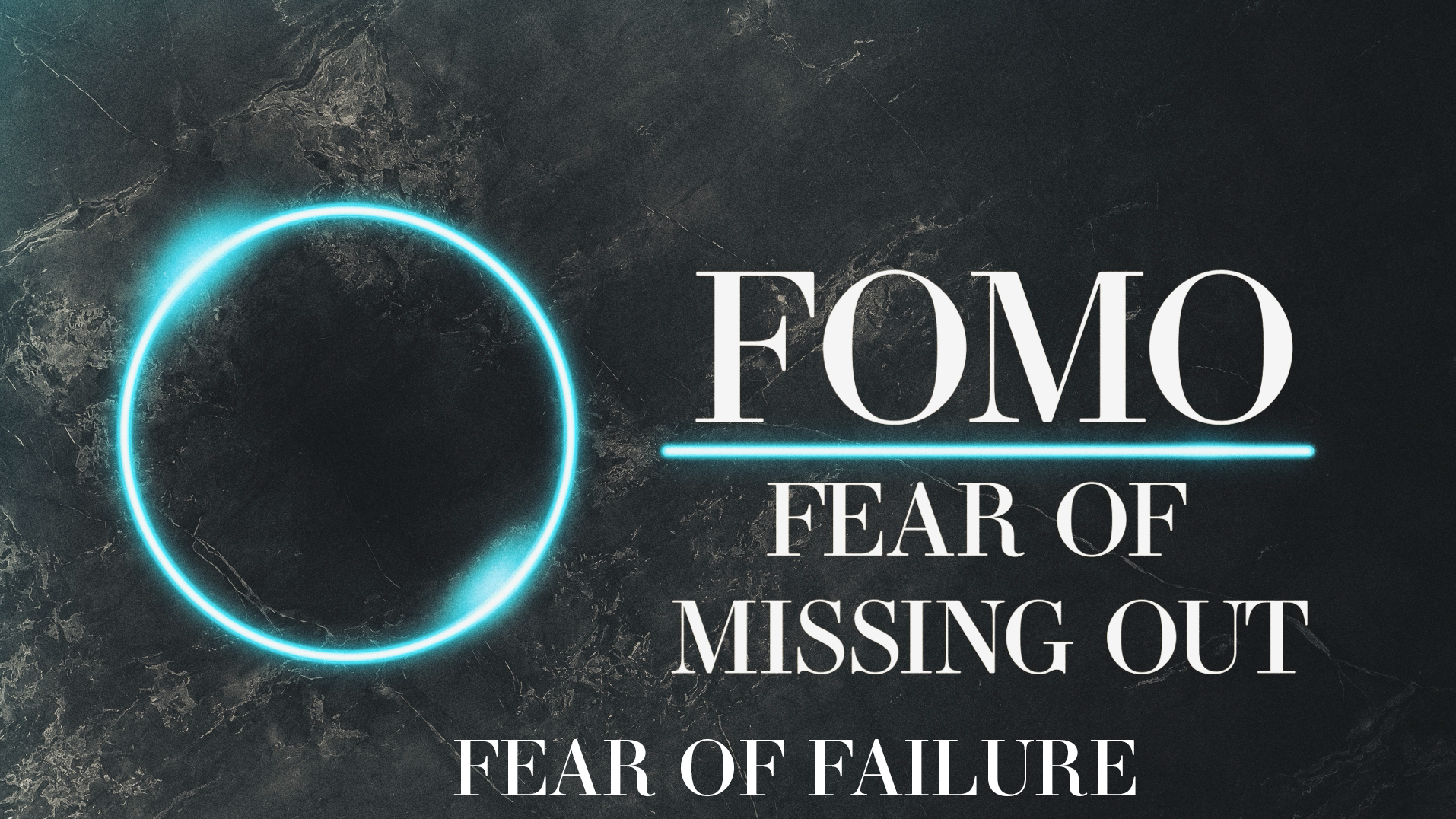 FOMO PART 3 "The Fear of Failure" (THRIVE Service)
