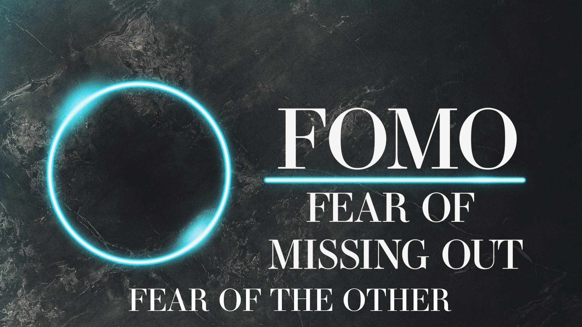 FOMO PART 5 "Fear of the Other" (THRIVE Service)
